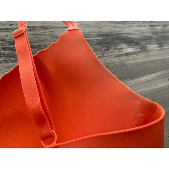 Victorias Secret Coral Push-Up Bra Size 36D Adjustable Straps & Supportive Fit - Picture 4 of 6